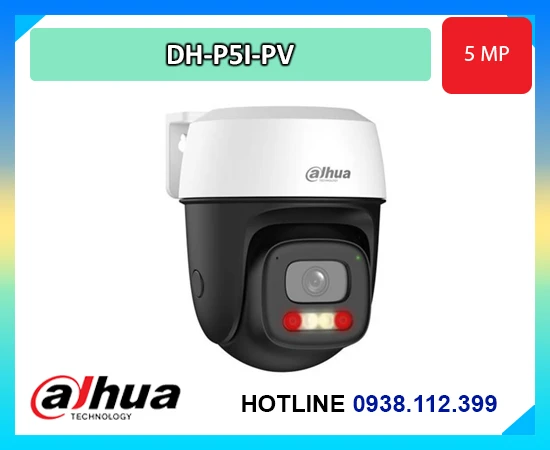 camera Dahua DH-P5I-PV, camera WiFi ngoài trời Dahua 5MP, camera Auto Tracking Dahua, camera AI Dahua IP66, camera IP AN THÀNH PHÁT