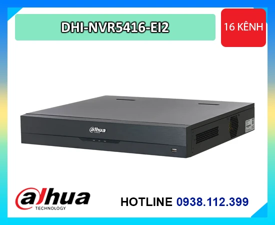 đầu ghi dahua dhi-nvr5416-ei2, đầu ghi ip dahua 16 kênh, đầu ghi ai dahua wizsense, đầu ghi dahua acuPick, đầu ghi dahua nhận diện biển số
