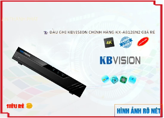  Trung Tâm Ghi Hình KX-A8128N2 được Thiết kế Chất Lượng Hình FULL HD 1080P Xem ban đêm 1 HDD Trang Bị Thu Âm Và Loa xử lý hình ảnh thiếu sáng ONVIF tối ưu hơn CMOS Công nghệ nén hình ảnh H.265+/H.265/H.264+/H.264 chất lượng hình sắc nét với công nghệ IP thi công gọn dễ dàng nâng cấp số lượng camera Đầu Ghi 8 kênh xử lý hình ảnh thiếu sáng ONVIF ONVIF