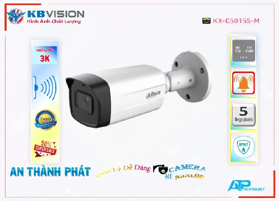  HD KX-C5015S-M chất lượng sắc nét đến 5.0 megapixel Ứng dụng cho công trình giá rẻ  Hồng Ngoại Smart IR với ưu điểm Chống Nước chống bụi bẩn Công nghệ ban đêm Hồng Ngoại Smart IR công suất cao Thiết Bị Camera KX-C5015S-M thông số camera xưởng sản xuất Thân Kim Loại Xem được ban đêm Hồng Ngoại 60m HD Được trang bị công nghệ AHD CVI TVI BCS độ bên cao hơn