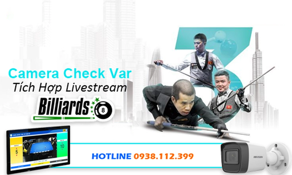 Camera Check Var Billiard Tích Hợp Livetsream, Camera Check Var Billiard, Camera Check Var Livetsream bida, Camera livestream Billiard, camera chekc var bida, giải pháp livestream bida, check var bida giá rẻ, livetsream bida giá rẻ 