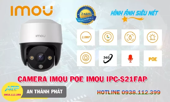  lắp camera IPC-S21FAP giá rẻ tiết kiệm cam kết chính hãng 100% hỗ trợ quan sát hình ảnh 360 độ toàn cảnh, có những chức năng thông minh hiện đại đảm bảo an ninh hiệu quả