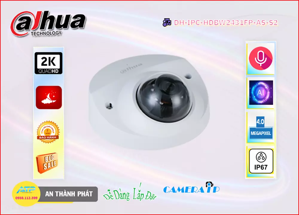 Camera IP Dahua DH-IPC-HDBW2431FP-AS-S2,thông số  Loại Camera an ninh DH-IPC-HDBW2431FP-AS-S2,DH-IPC-HDBW2431FP-AS-S2 rẻ nhất,chức năng DH-IPC-HDBW2431FP-AS-S2 4.0 megapixel ,DH-IPC-HDBW2431FP-AS-S2 giá mới nhất,Giá Bán DH-IPC-HDBW2431FP-AS-S2,DH-IPC-HDBW2431FP-AS-S2 Giá Thấp Nhất,DH-IPC-HDBW2431FP-AS-S2 Bán Giá Rẻ,Nơi bán DH-IPC-HDBW2431FP-AS-S2,bán DH-IPC-HDBW2431FP-AS-S2,DH-IPC-HDBW2431FP-AS-S2 giá mới nhất