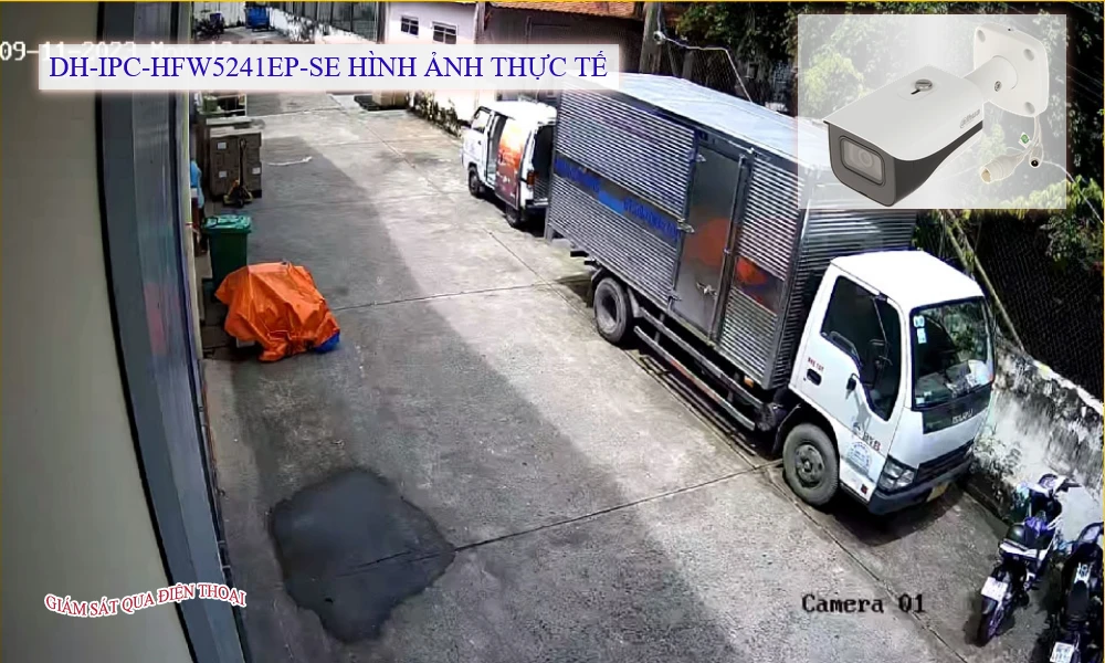 DH-IPC-HFW5241EP-SE sắc nét Dahua DH-IPC-HFW5241EP-SE sắc nét Dahua