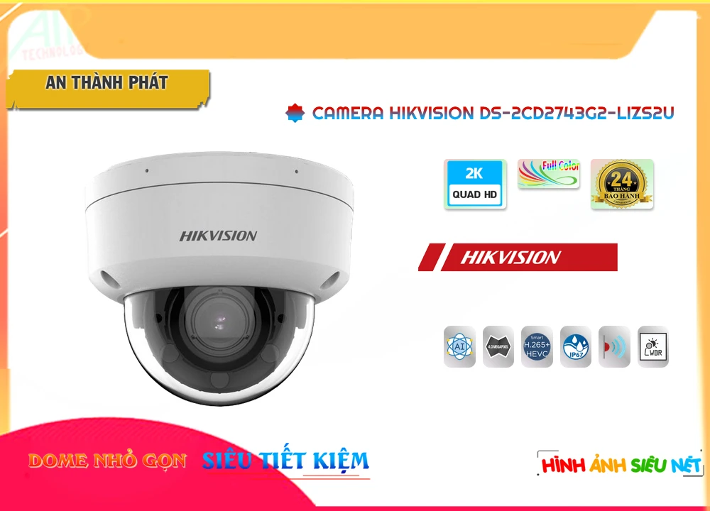 Camera Hikvision DS-2CD2743G2-LIZS2U 0MP,công nghê DS-2CD2743G2-LIZS2U,DS-2CD2743G2-LIZS2U Công Nghệ Mới,DS-2CD2743G2-LIZS2U Công Nghệ IP thông số có Ánh Sáng Kép thông minh Bán Lỗ, Loại Camera DS 2CD2743G2 LIZS2U,DS-2CD2743G2-LIZS2U tốt nhất,Giá Bán DS-2CD2743G2-LIZS2U Ultra 2k 0 megapixel