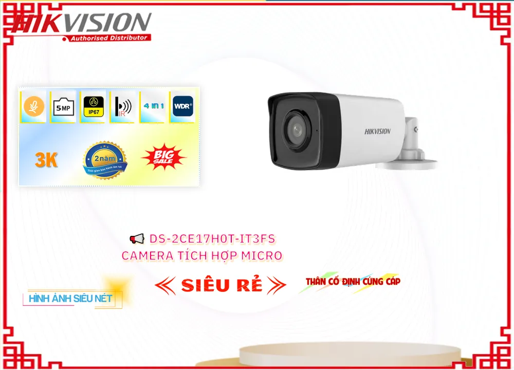 DS-2CE17H0T-IT3FS Camera Thu Âm,DS-2CE17H0T-IT3FS Đang giảm giá, Camera quan sát DS-2CE17H0T-IT3FS Tốt nhất,DS-2CE17H0T-IT3FS HD Anlog  Giá rẻ nhất,DS-2CE17H0T-IT3FS Giá Khuyến Mãi,Nhà Phân Phối DS-2CE17H0T-IT3FS Ultra 4k lite 4.0 megapixel ,Điểm bán DS-2CE17H0T-IT3FS,DS-2CE17H0T-IT3FS Đang giảm giá,DS-2CE17H0T-IT3FS Tốt nhất