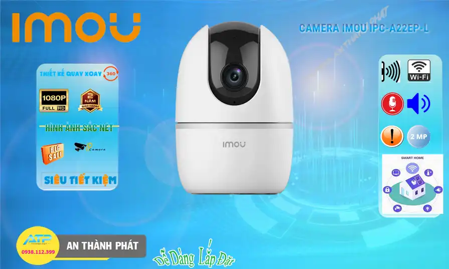 IPC-A22EP-L sắc nét Wifi Imou