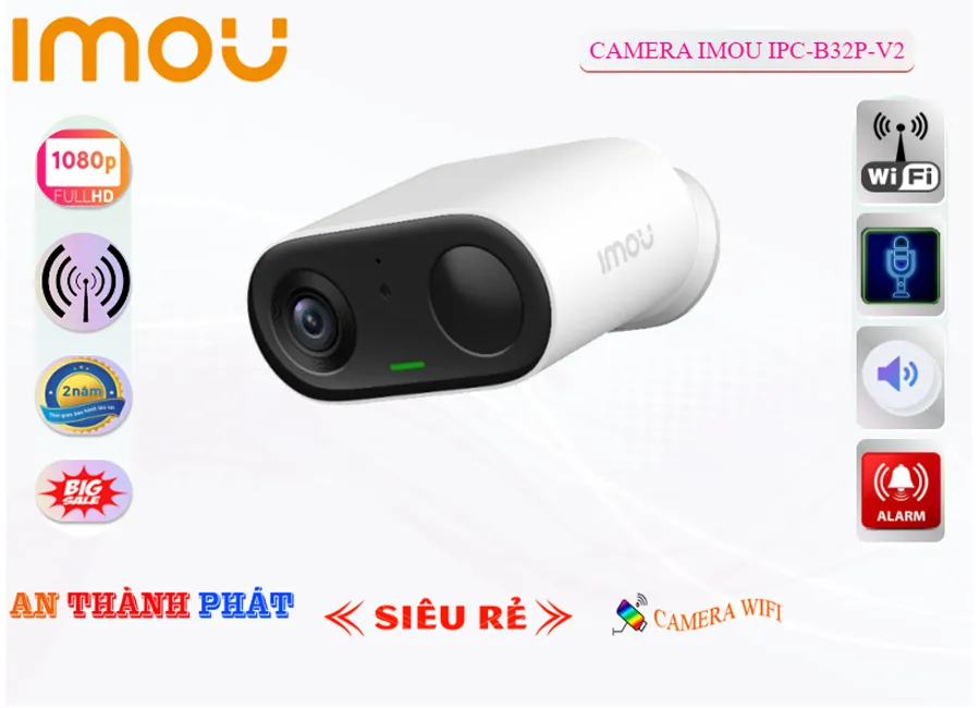 Camera Imou Dùng Pin IPC-B32P-V2,thông số  Thiết Bị Camera IPC-B32P-V2,IPC-B32P-V2 Đang giảm giá,chức năng IPC-B32P-V2 3.0 megapixel ,IPC-B32P-V2 Giá rẻ nhất,Giá Bán IPC-B32P-V2,IPC-B32P-V2 giá hấp dẫn,IPC-B32P-V2 Bán Giá Rẻ,Nơi Lắp IPC-B32P-V2,sale IPC-B32P-V2,IPC-B32P-V2 Giá rẻ nhất