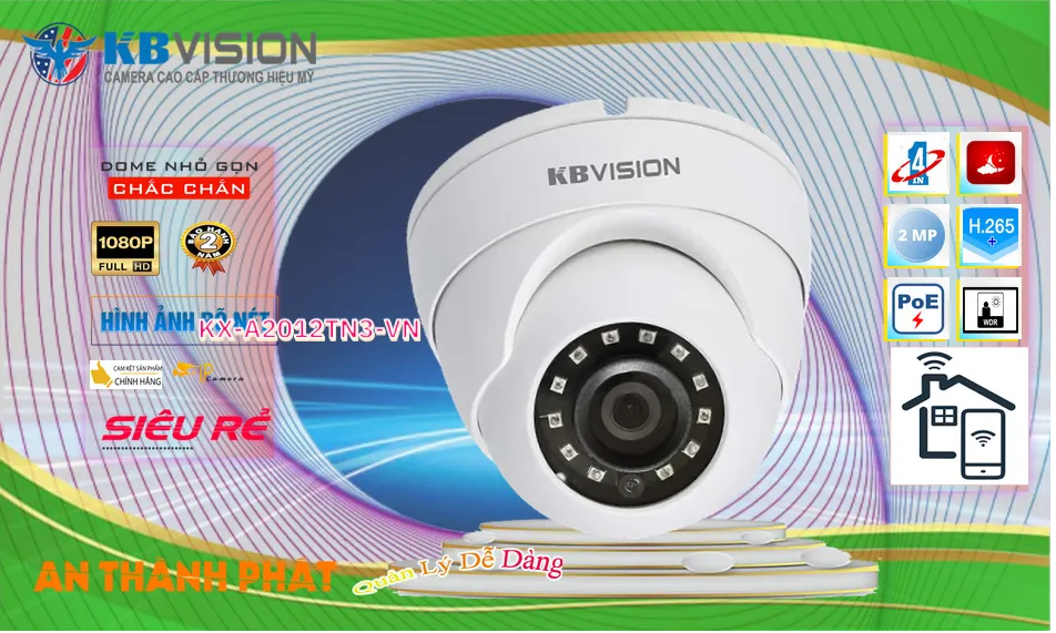 KX-A2012TN3-VN sắc nét KBvision