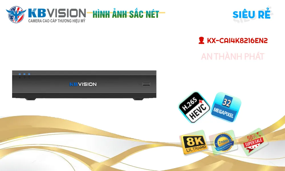 KX-CAi4K8216EN2 sắc nét KBvision