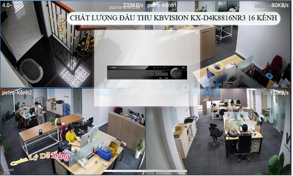 KX-D4K8816NR3 sắc nét KBvision KX-D4K8816NR3 sắc nét KBvision