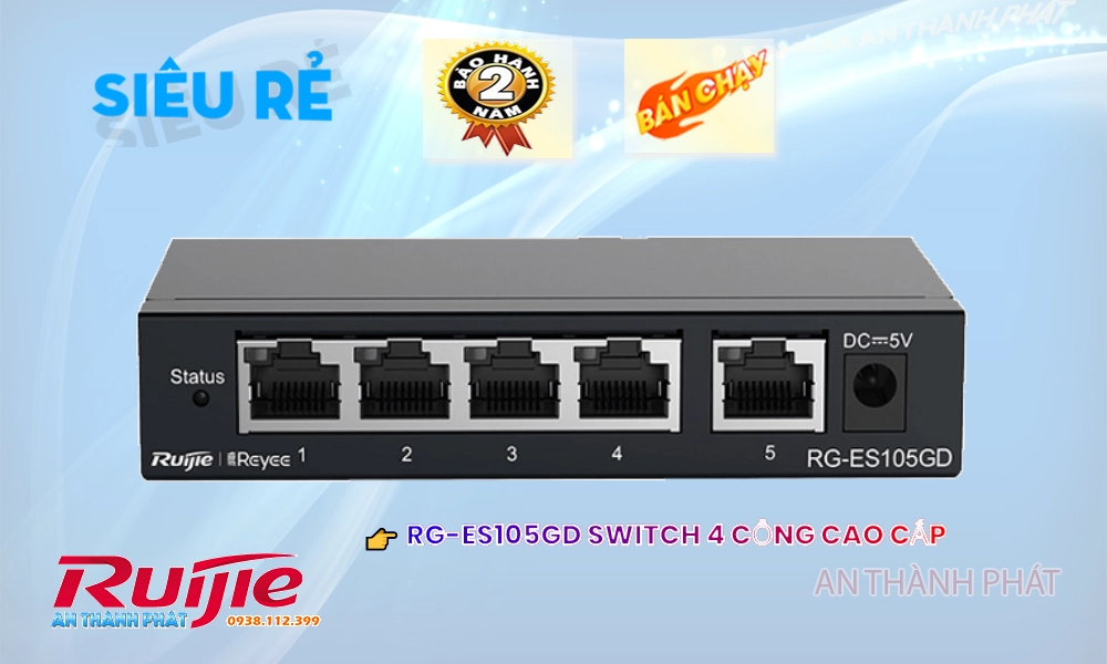 Bộ chia mạng RG-ES105GD Bộ chia mạng RG-ES105GD