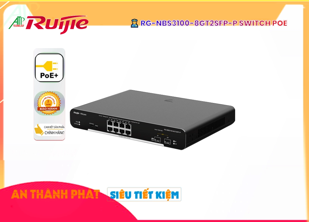 Hãng Ruijie RG-NBS3100-8GT2SFP-P,RG NBS3100 8GT2SFP P,Giá Bán ,RG-NBS3100-8GT2SFP-P Giá chiết khấu,Nơi Lắp RG-NBS3100-8GT2SFP-P,thông số RG-NBS3100-8GT2SFP-P,RG-NBS3100-8GT2SFP-P Chất lượng nhất,RG-NBS3100-8GT2SFP-P bán rẻ,RG-NBS3100-8GT2SFP-P Chất Lượng,bán RG-NBS3100-8GT2SFP-P,tuổi thọ RG-NBS3100-8GT2SFP-P,Bán Giá RG-NBS3100-8GT2SFP-P,phân phối RG-NBS3100-8GT2SFP-P,RG-NBS3100-8GT2SFP-P giá hấp dẫn