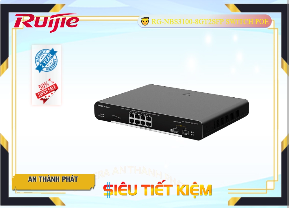 Bộ Quản Lý Mạng RG-NBS3100-8GT2SFP Hãng Ruijie,Thông số RG-NBS3100-8GT2SFP,RG-NBS3100-8GT2SFP Chất lượng nhất,RG-NBS3100-8GT2SFP Bán Sỉ,RG NBS3100 8GT2SFP,RG-NBS3100-8GT2SFP nơi bán rẻ nhất,Giá Bán RG-NBS3100-8GT2SFP,RG-NBS3100-8GT2SFP Chất Lượng,bán RG-NBS3100-8GT2SFP,Bán Giá RG-NBS3100-8GT2SFP,thông số RG-NBS3100-8GT2SFP,RG-NBS3100-8GT2SFP sale mạnh,RG-NBS3100-8GT2SFP Giá hấp dẫn,RG-NBS3100-8GT2SFP Tiết kiệm