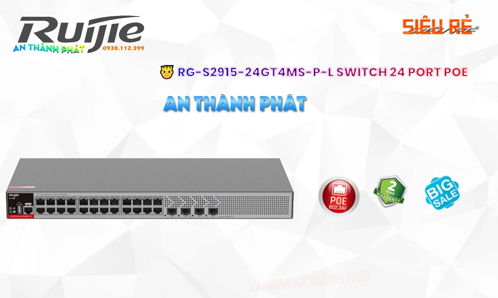 RG-S2915-24GT4MS-P-L Hãng Ruijie