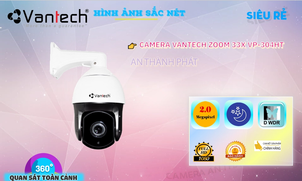 Camera Giá Rẻ VanTech VP-304HT HD Anlog Chi phí phù hợp